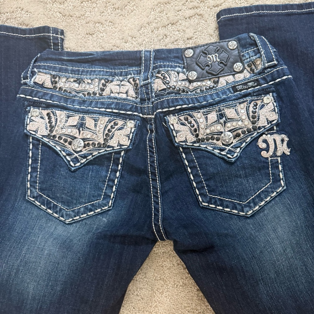 Miss Me Boot Cut Jeans with Embellishments, UGC - Picture 2 of 16